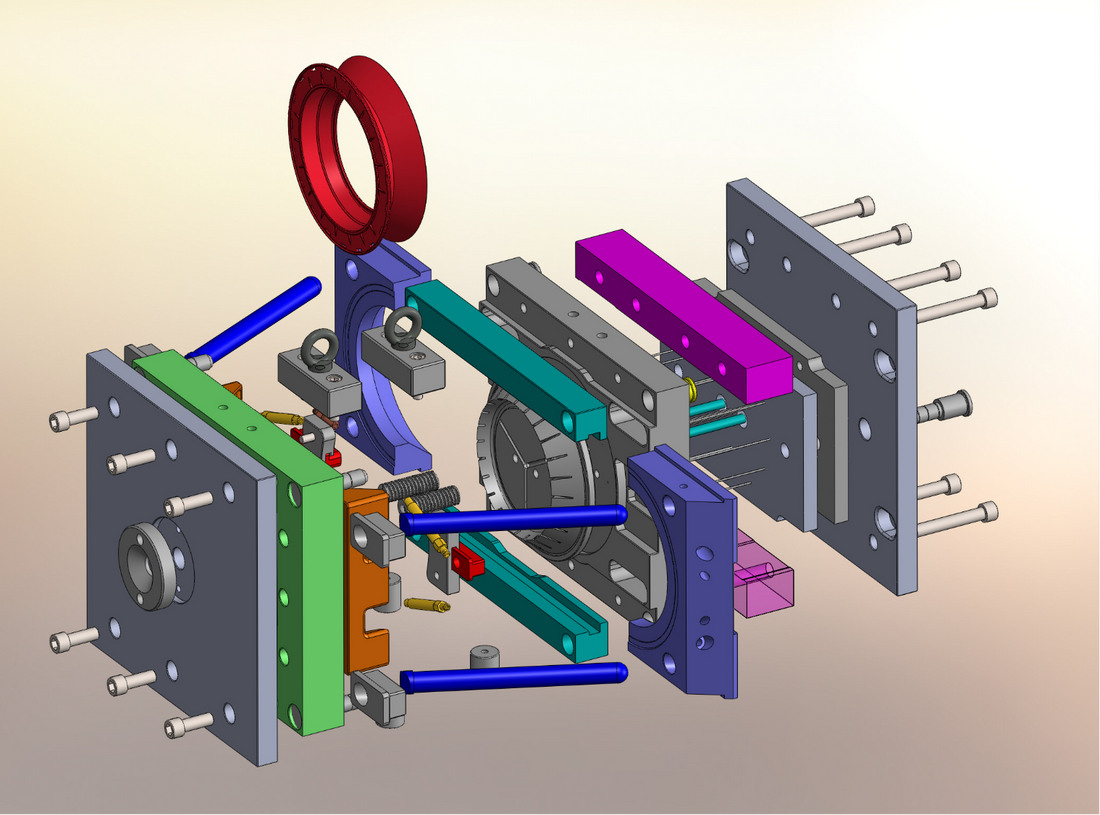 Precision Plastic Wheel  Rapid Prototyping Services